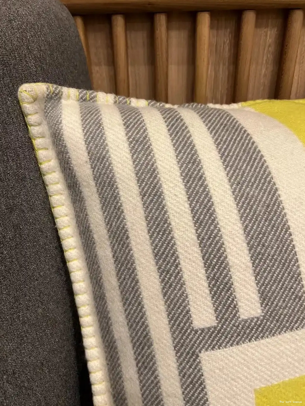 ITHAQUE THROW PILLOW HERMES WOOL 0504